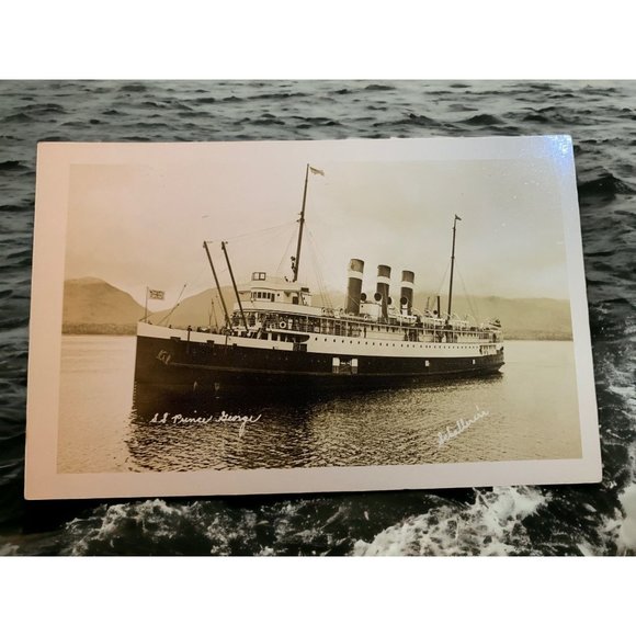 Other - Vintage SS Prince George Steamship Alaska Real Photo Postcard